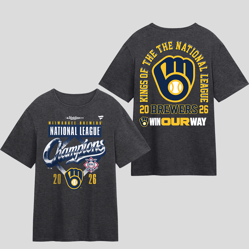 Brewers x Kings Of National League Champions T-Shirts D04
