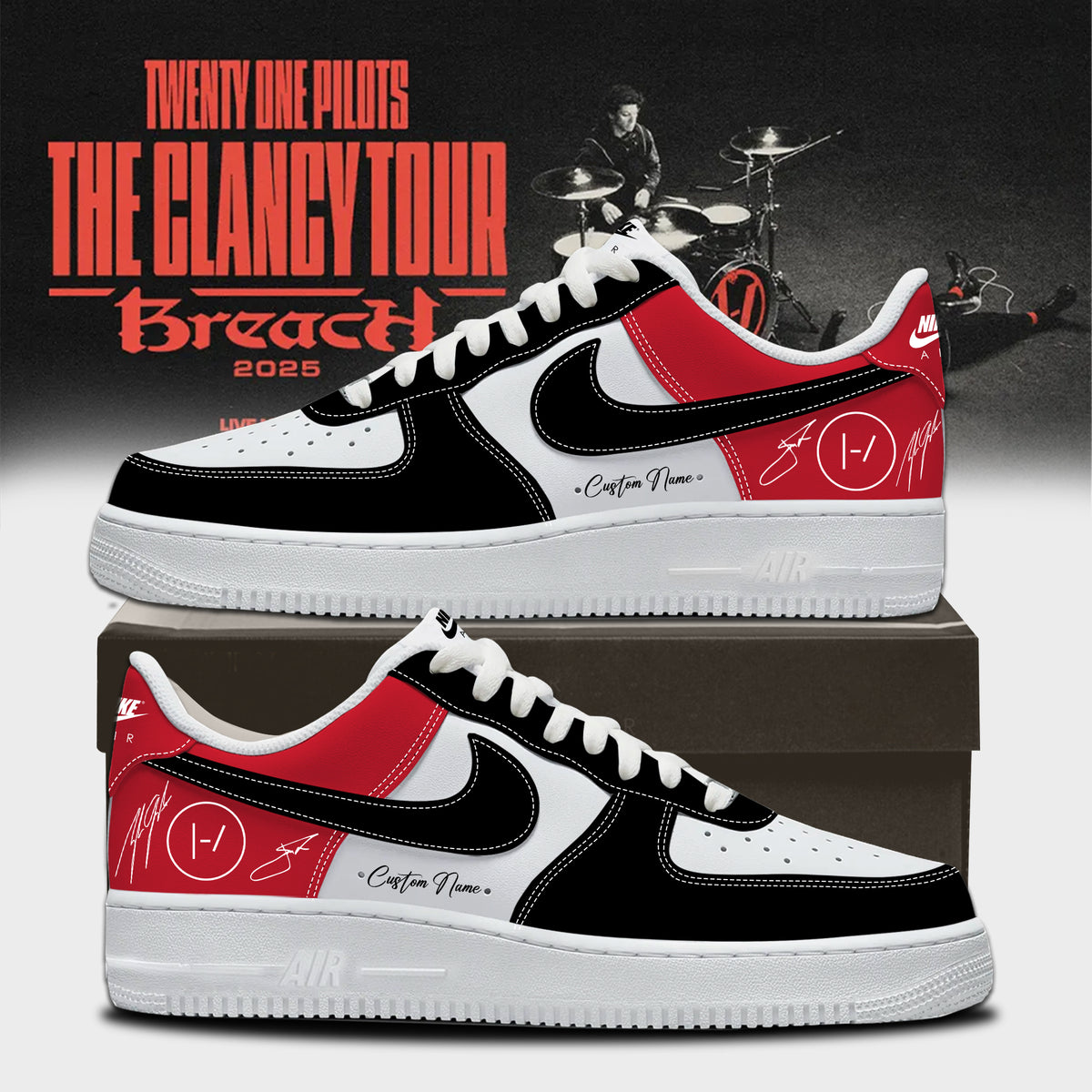 .Twenty One Pilots The Clancy Tour: Breach Shoes 5