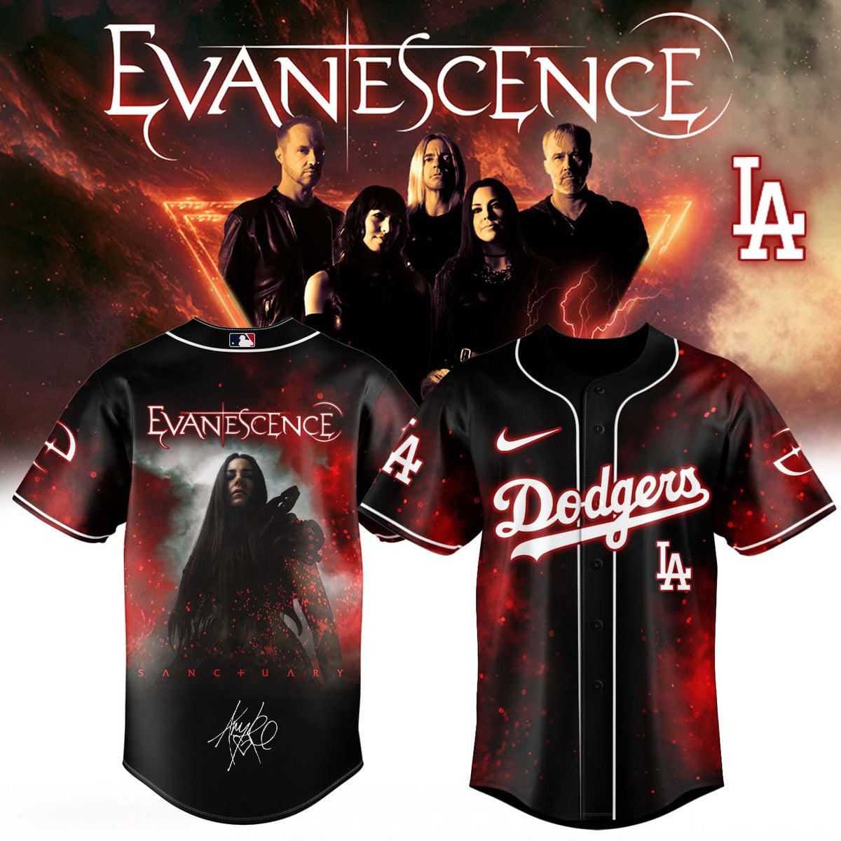Evanescence “Sanctuary 2026 World Tour” – Jersey