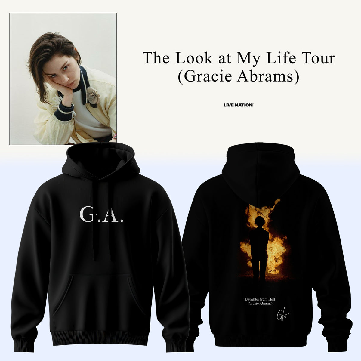 Gracie Abrams Daughter from Hell Signed Hoodie