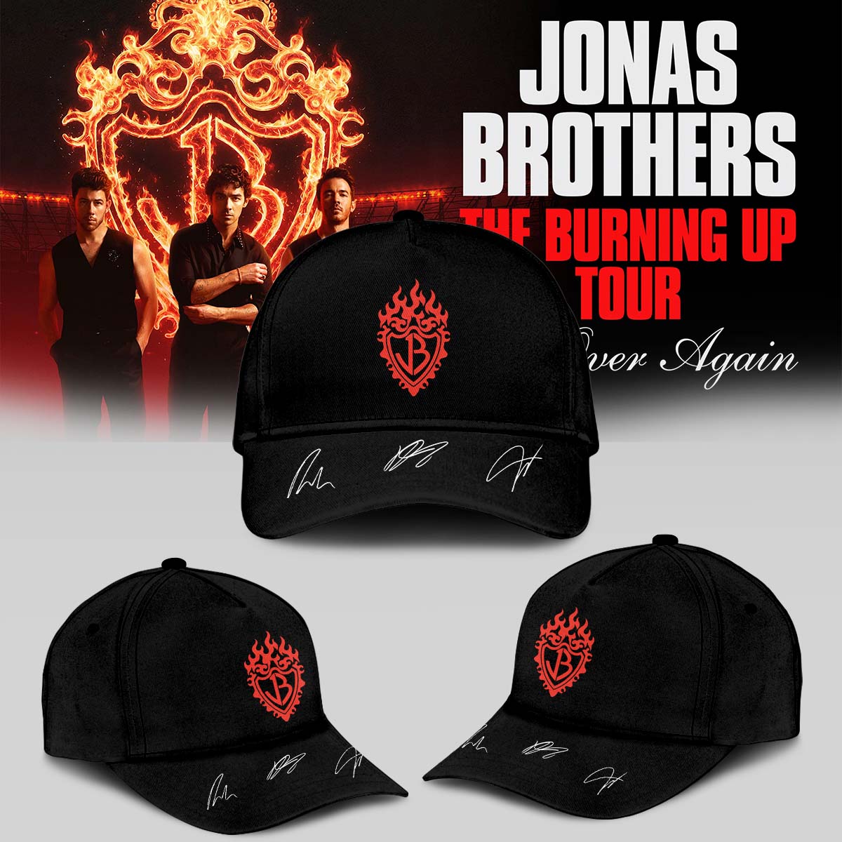 Jonas Brothers The Burning Up Tour Jersey 3