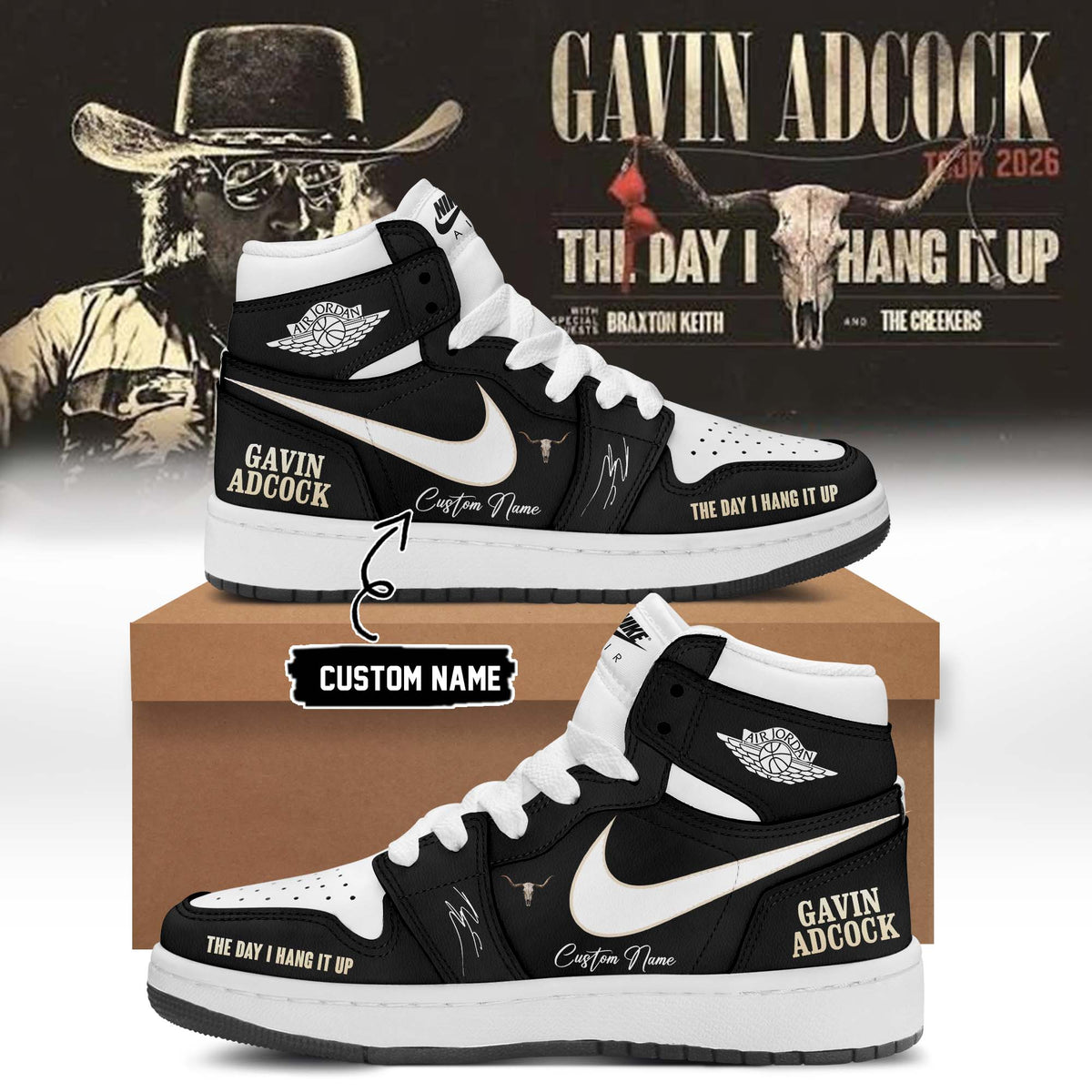 ,,Gavin Adcock ”The Day I Hang It Up Tour 2026” Signature – Shoes 4