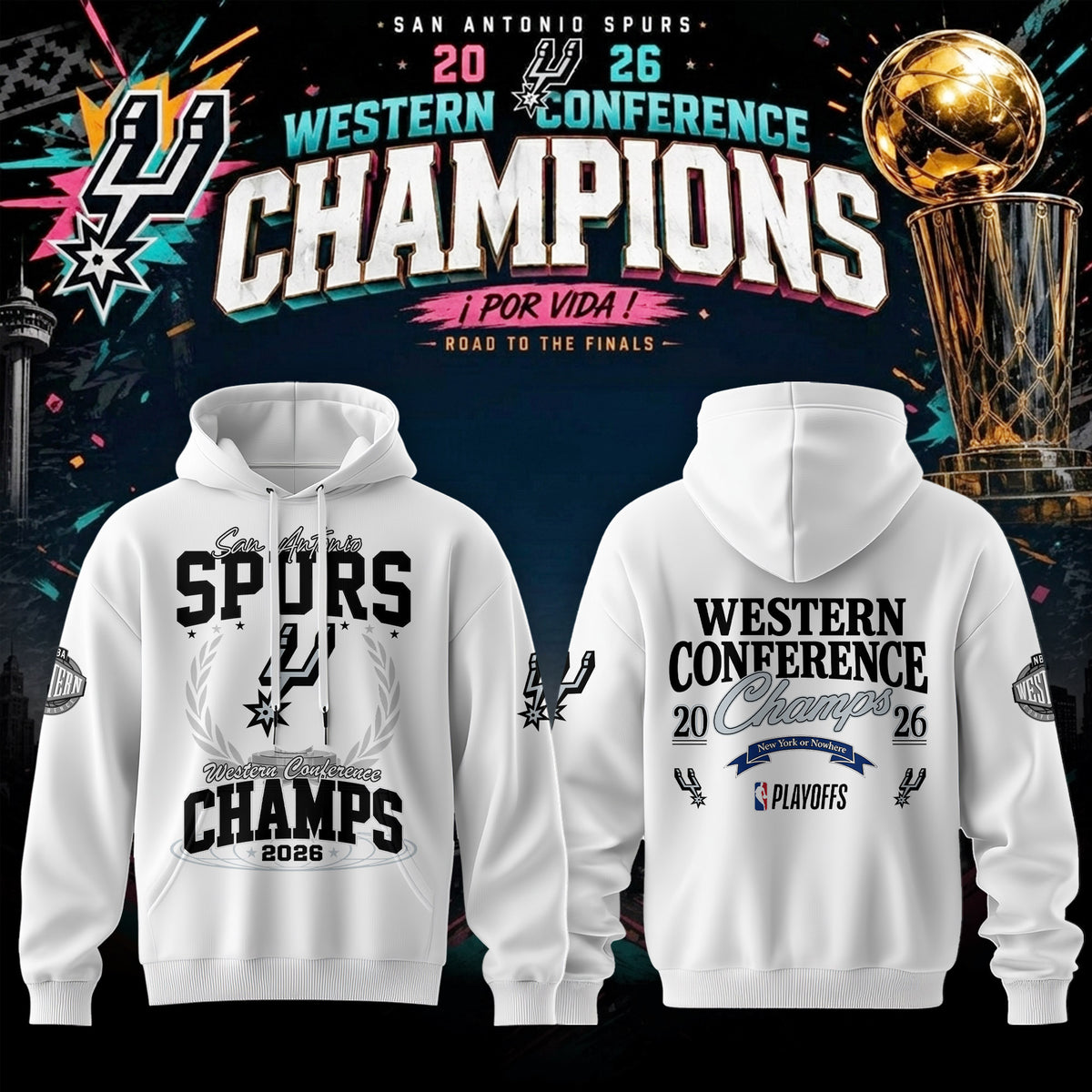 . 2026 Western Conference Champions Hoodie
