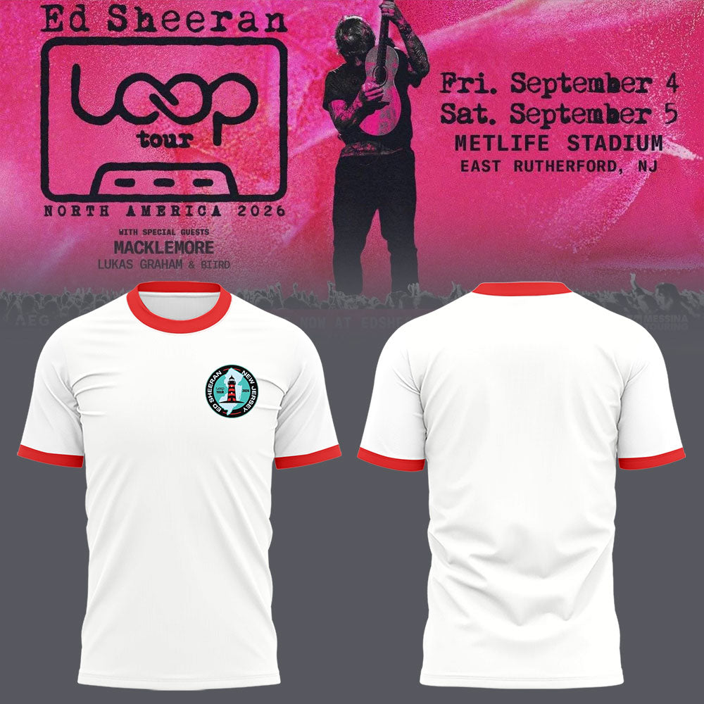 Ed “North American Loop Tour 2026″🎸➕✖️➗ Shirt