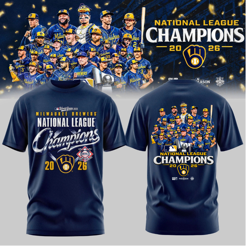 Milwaukee Brewers NLCS Champions 2026 Limited Edition T-Shirt