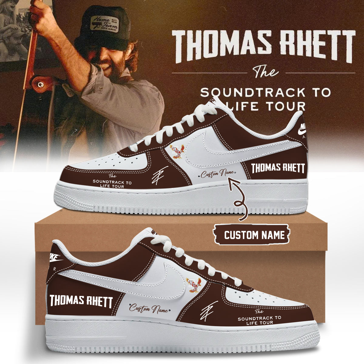 ,,Thomas Rhett ”The Soundtrack to Life Tour” Limited Edition Signature – Shoes 3