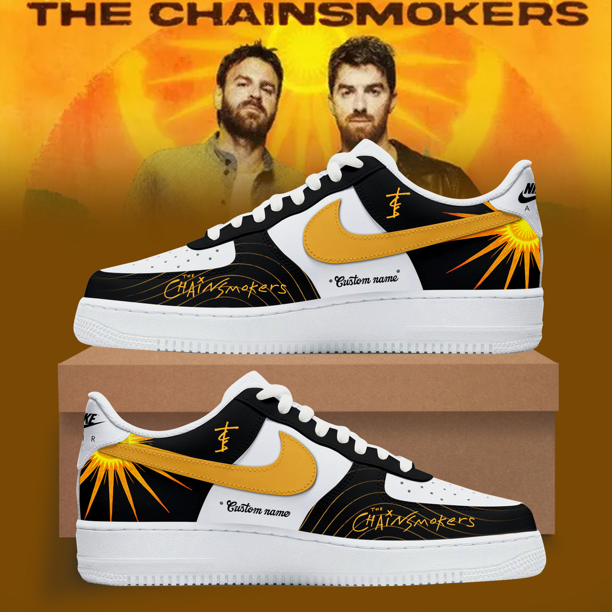 The Chainsmokers Tour 2026 Personalized 3D Custom Sneakers V4