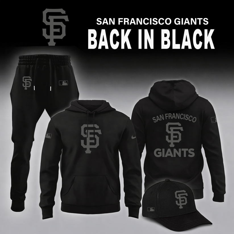 San Francisco Giants 2026 Back In Black Limited Edition Hoodie