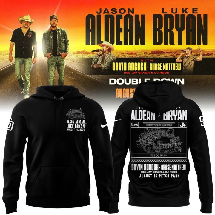 Exclusive Version San Diego Padres x Luke Bryan And Jason Aldean Hoodie 2026