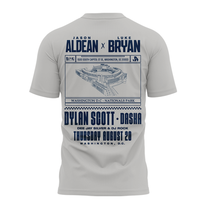 Limited Edition Washington Nationals x Jason Aldean And Luke Bryan T-Shirt