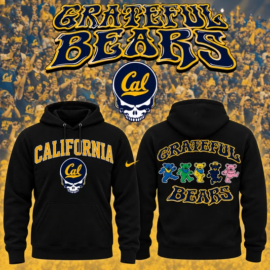 Special Edition Hoodie Black Cal Football x Grateful Dead
