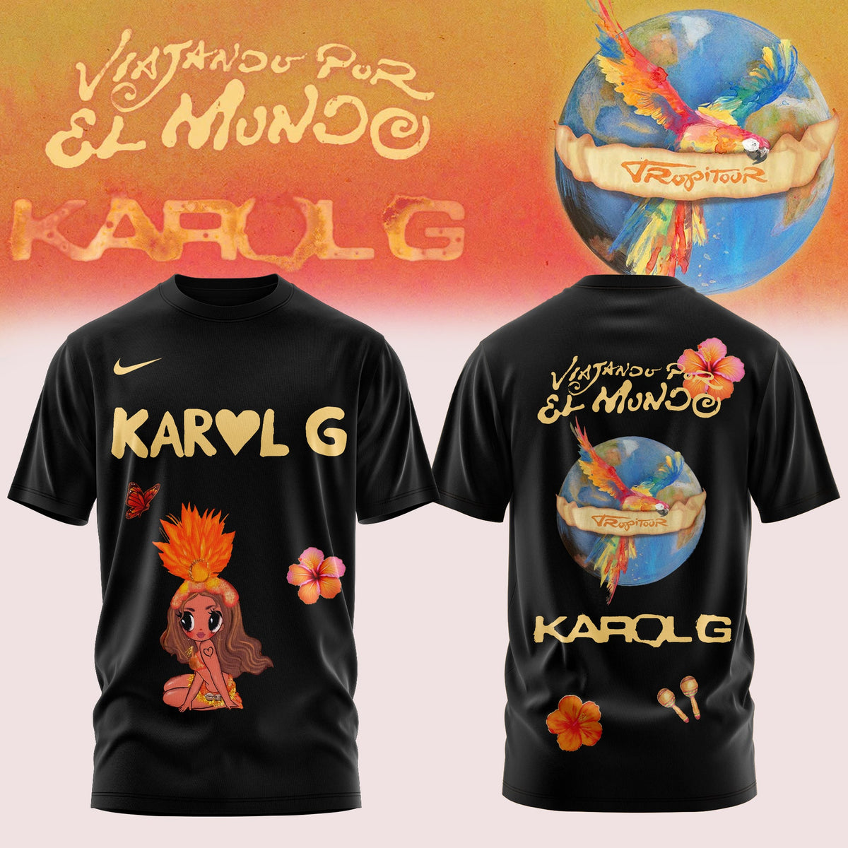 Tropitour Midnight Bloom 2026 Edition T Shirt
