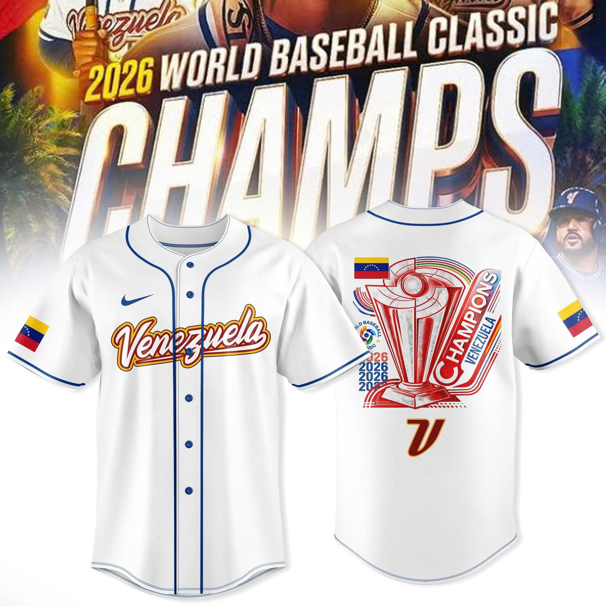 🏆️🏆️🏆 Venezuela Baseball World Baseball Classic Champions 2026