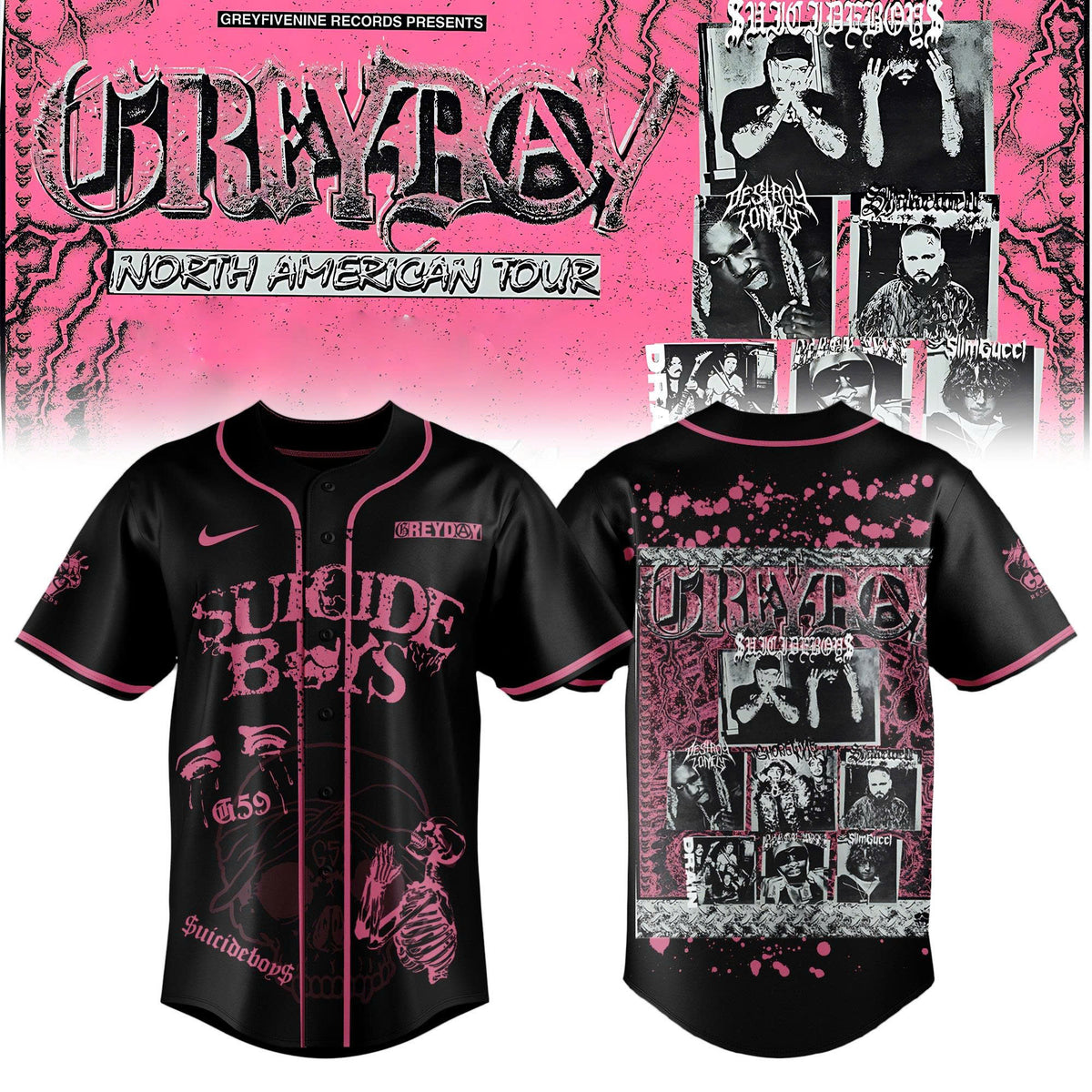 Greyday 2026 – North American Tour 2026 Jersey