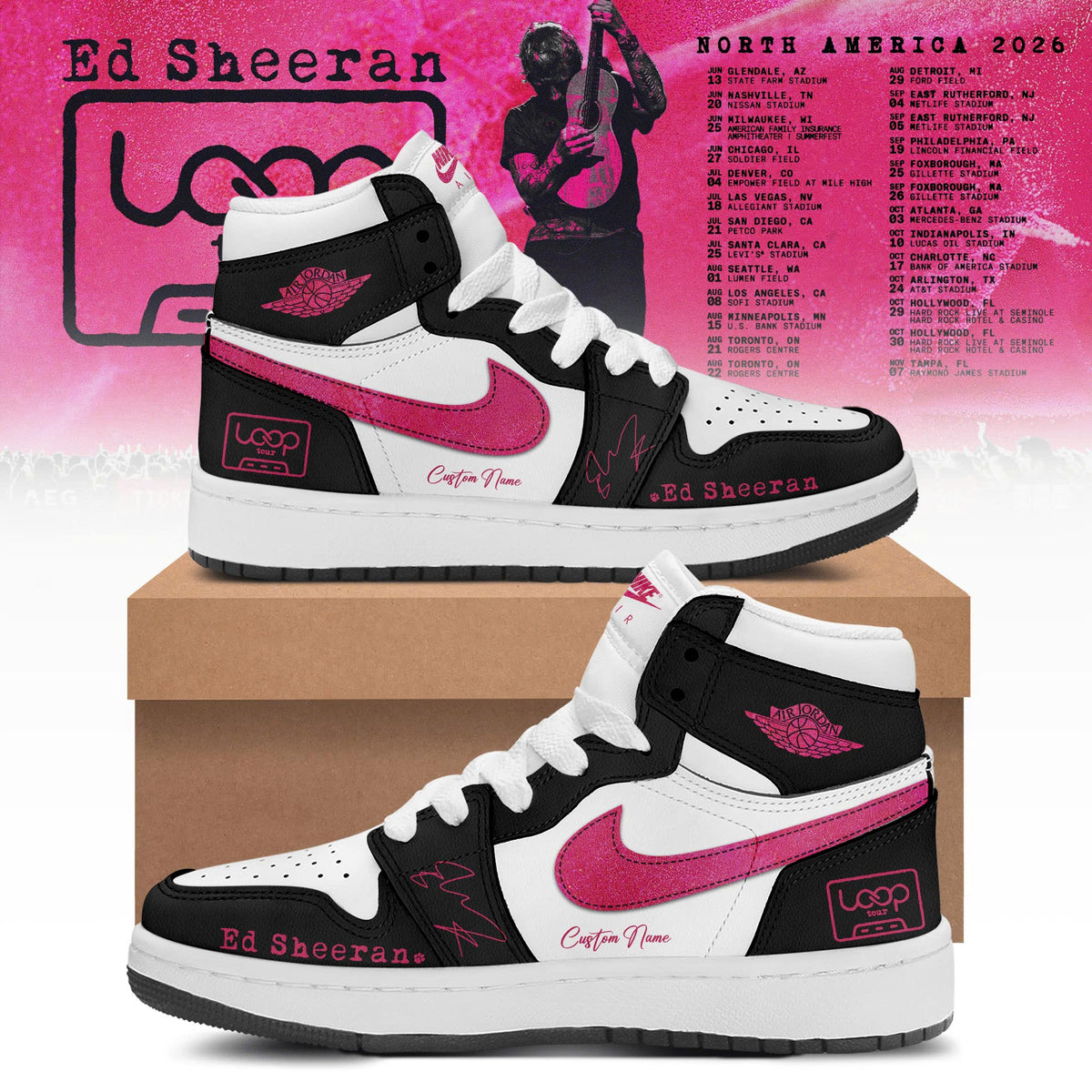 _Ed Sheeran Loop Tour 2026 Limited Edition Shoes