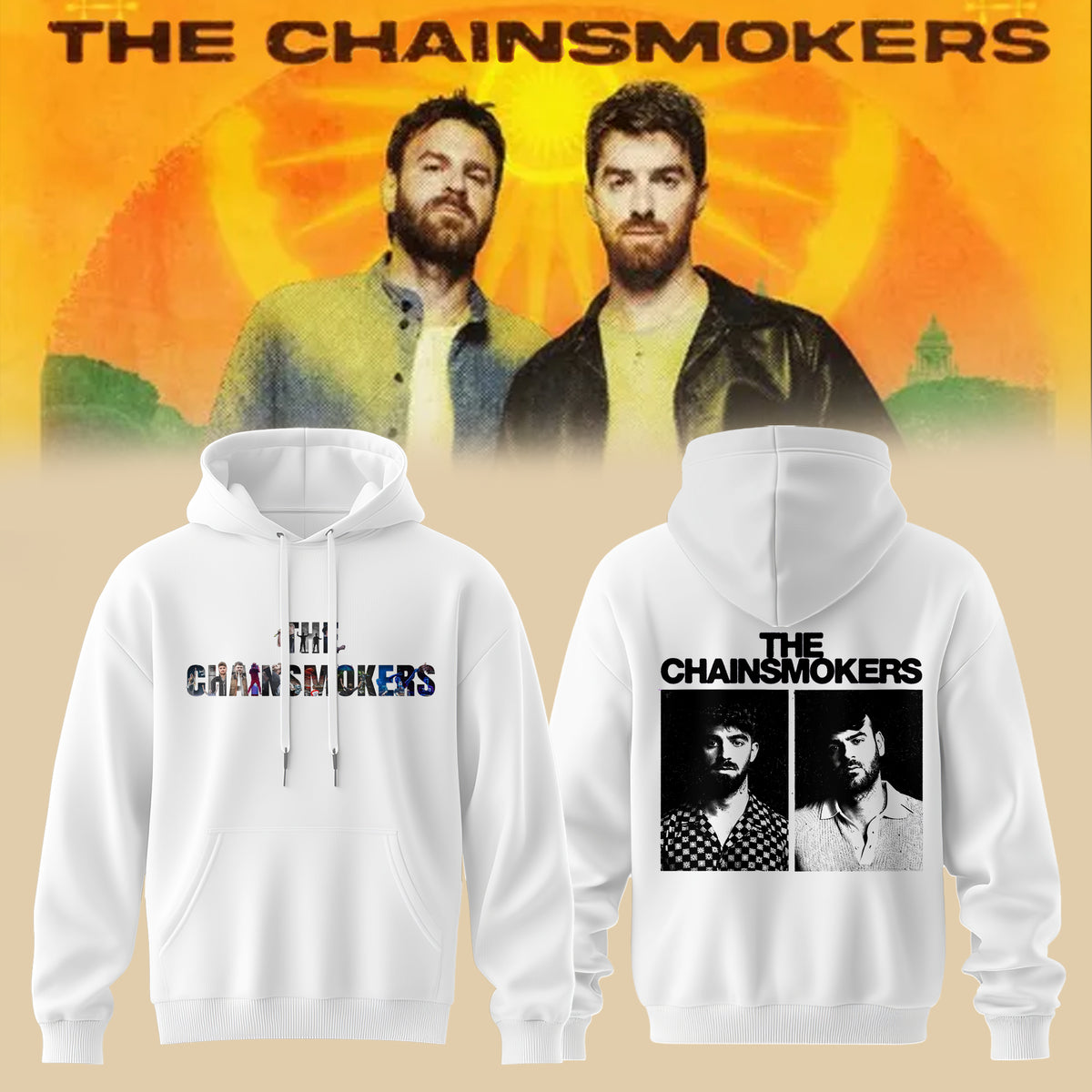 The Chainsmokers Tour 2026 Premium 3D All-Over Print Hoodie V3