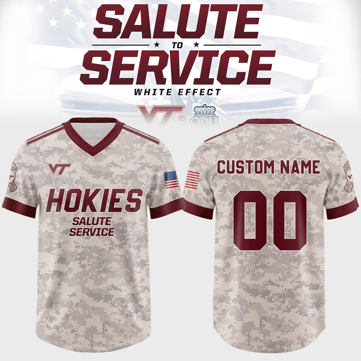 SALUTE TO SERVICE × VIRGINIA TECH 2026 Edition Football Jersey