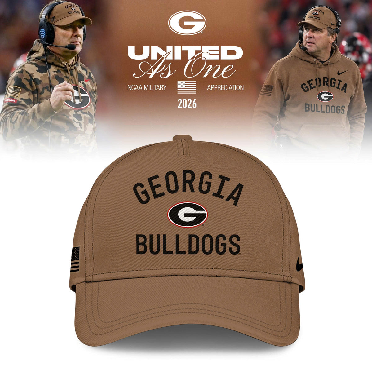 UGA 2026 Military Appreciation Limited Edition Hoodie