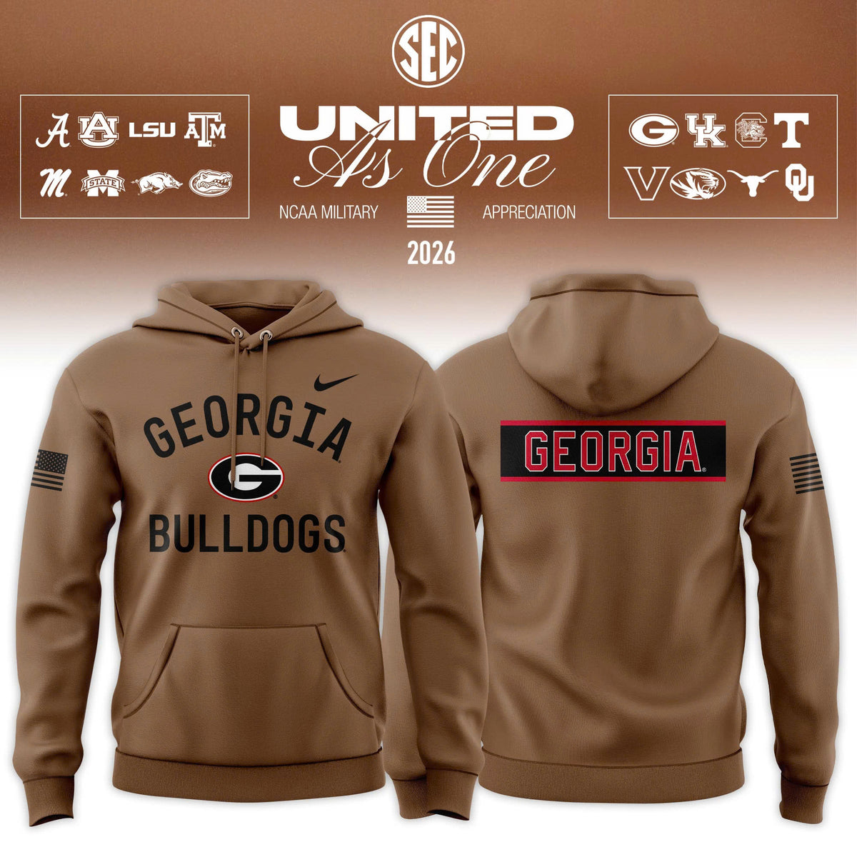 .SEC 2026 Military Appreciation Limited Edition Hoodie