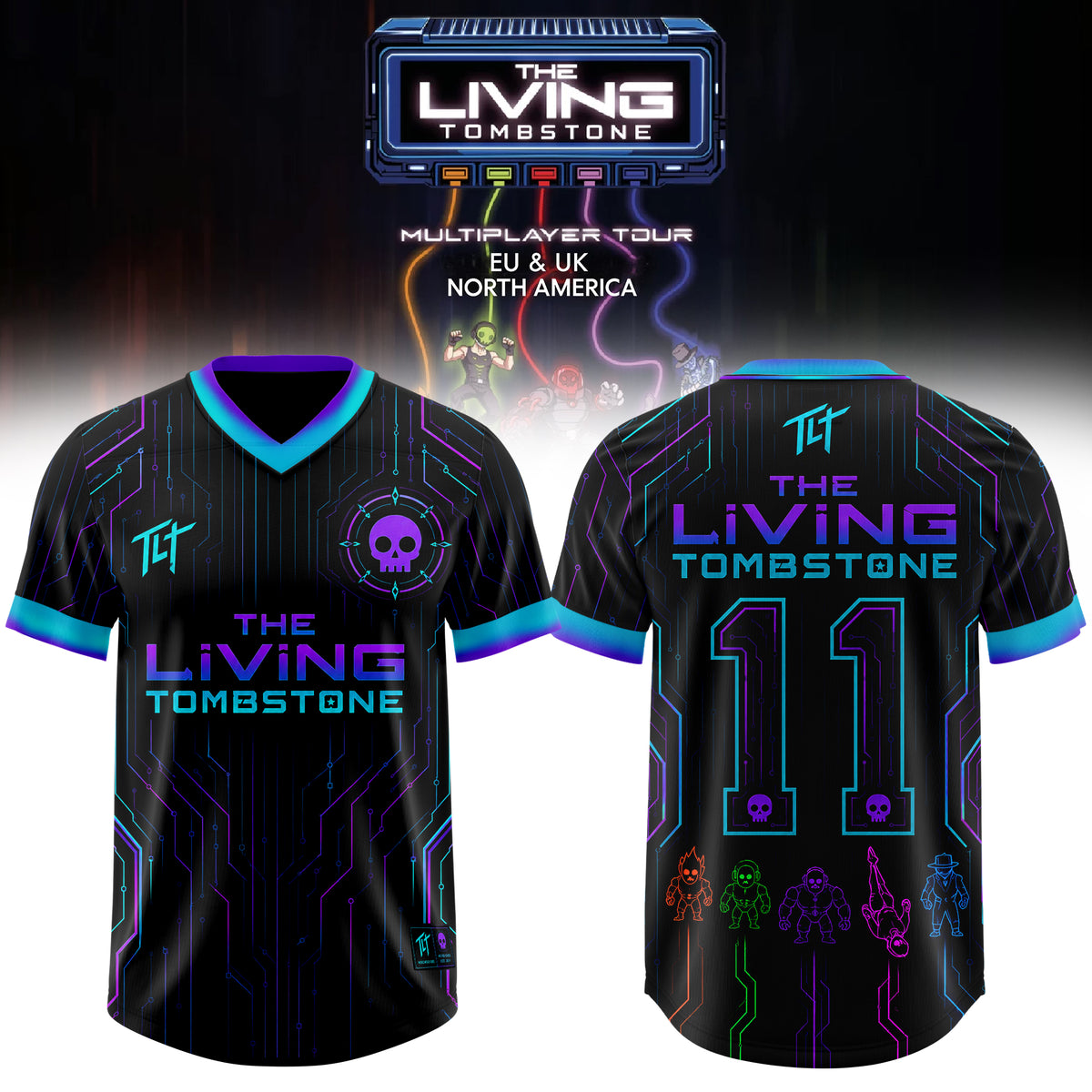 The Living Tombstone: Multiplayer Tour 2026 Exclusive Football/Soccer Jersey