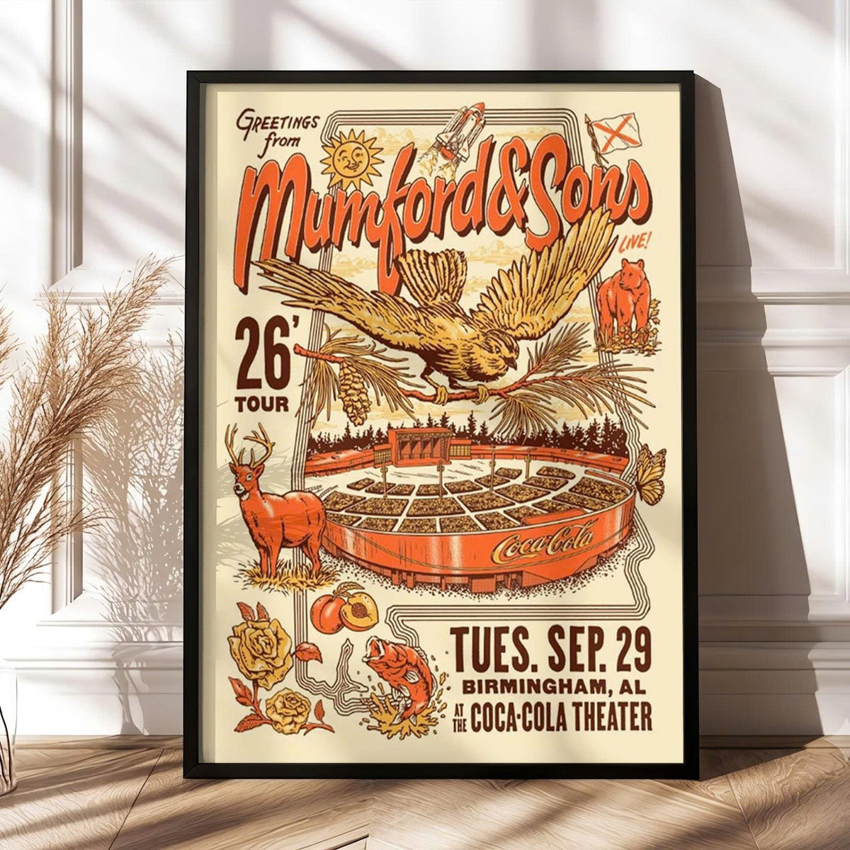 Mumford And Sons Birmingham AL 2026 Poster
