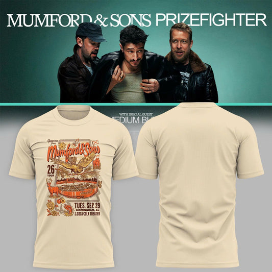 Mumford And Sons Birmingham AL 2026 Tshirt
