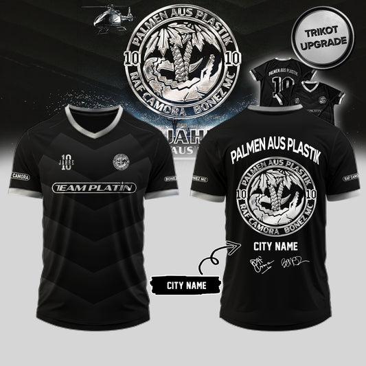 .RAF Camora & Bonez MC “10 Jahre Palmen aus Plastik Tour” signed Jersey (Custom City Name)