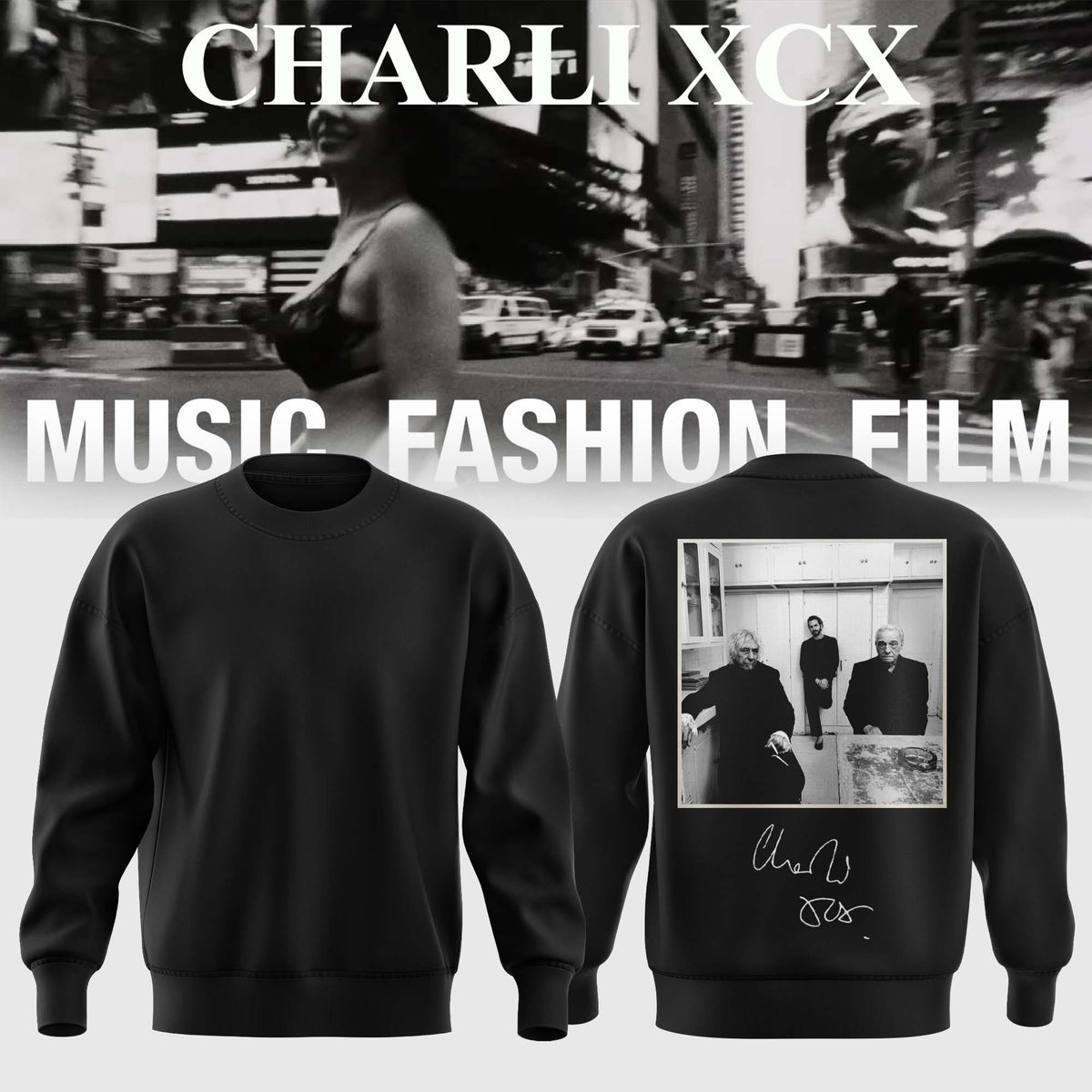 Charli_XCX “Album Music, Fashion, Film ” – Sweatshirt