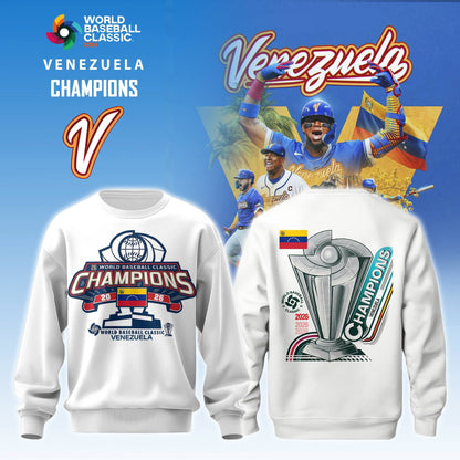 World Baseball Classic x Venezuela Champions Limited Edition 2026 Sweatshirt White