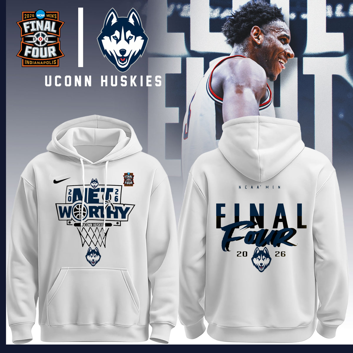 UCON Men’s Basketball 2026 Five Four Hoodie Limited Edition
