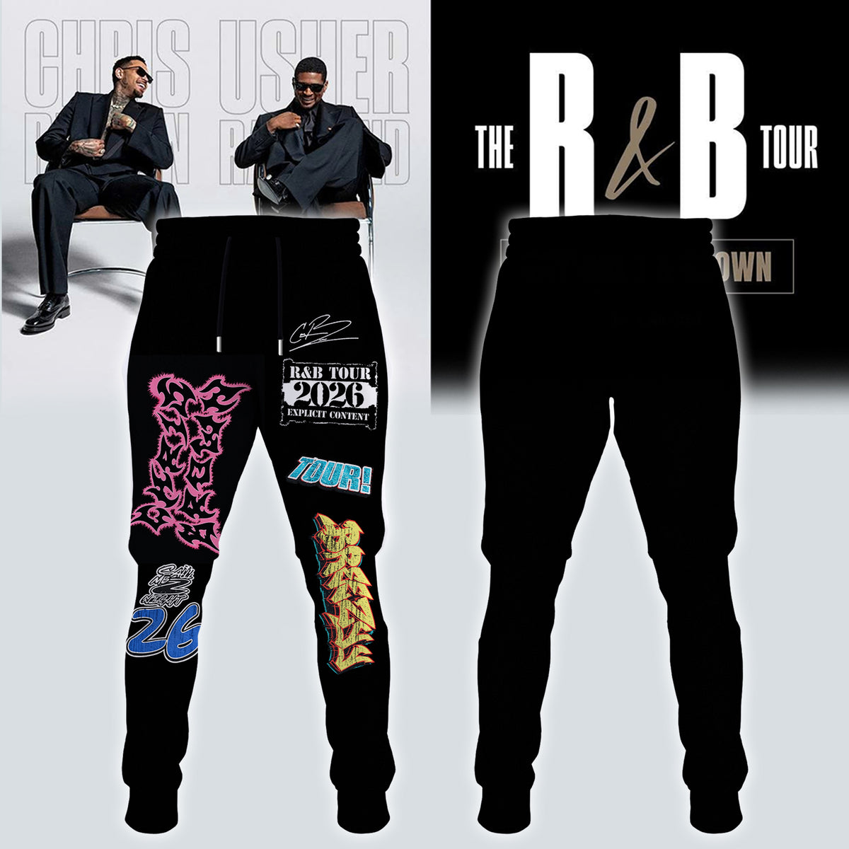 _,Official Chris Brown R&B Tour Signed Hoodie