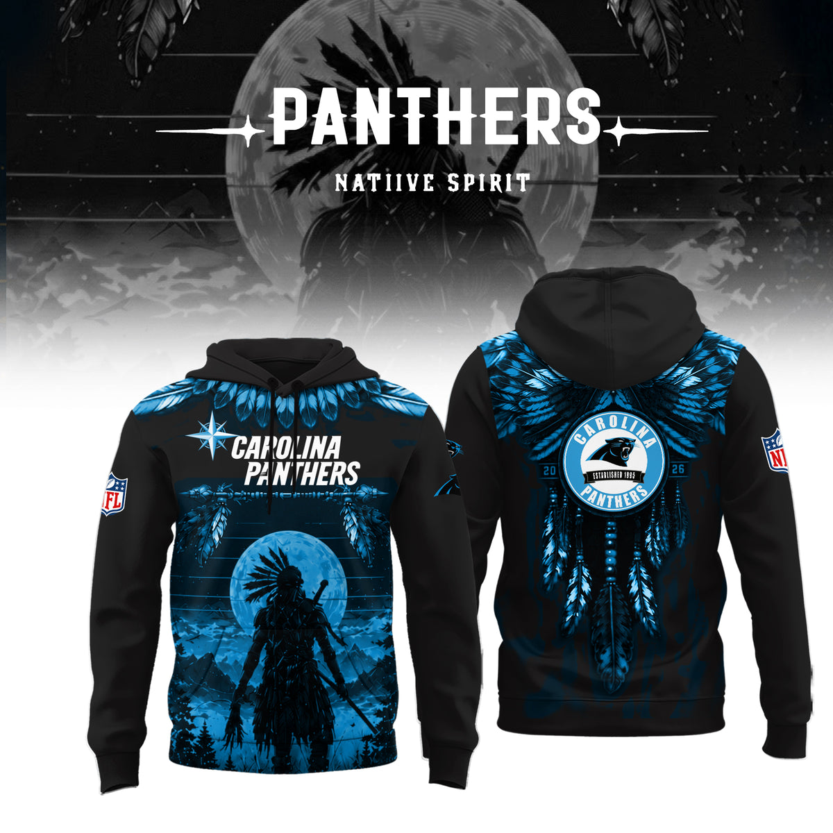 Limited Editon Carolina Panthers Native Spirit Heritage 2026 Shirt