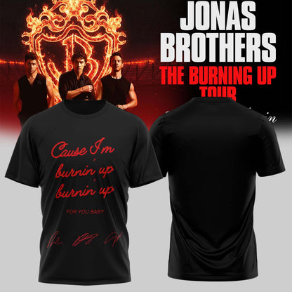 Jonas Brothers The Burning Up Tour TShirt