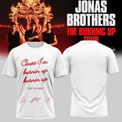 Jonas Brothers The Burning Up Tour TShirt