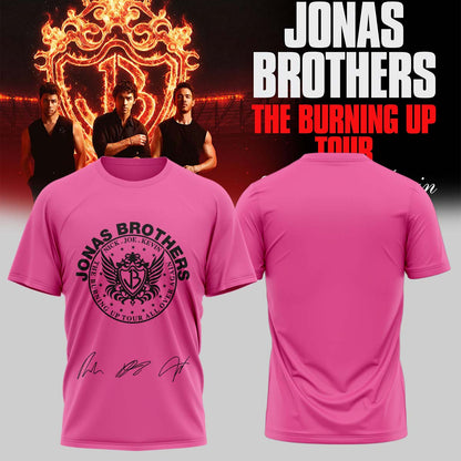 Jonas Brothers The Burning Up Tour TShirt