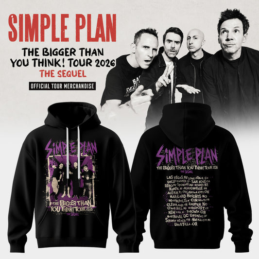 The Bigger Than You Think Tour 2026 Classic 3D Graphic Tee – Pop Punk Rock