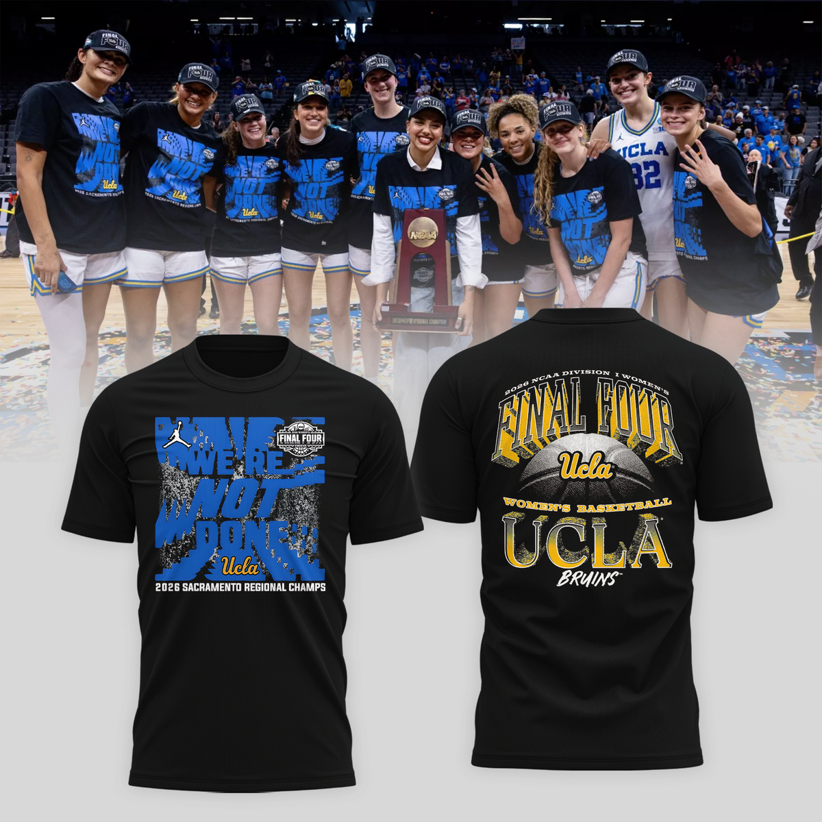 UCLA 2026 Women’s Basketball Five Four Tshirt Limited Edition