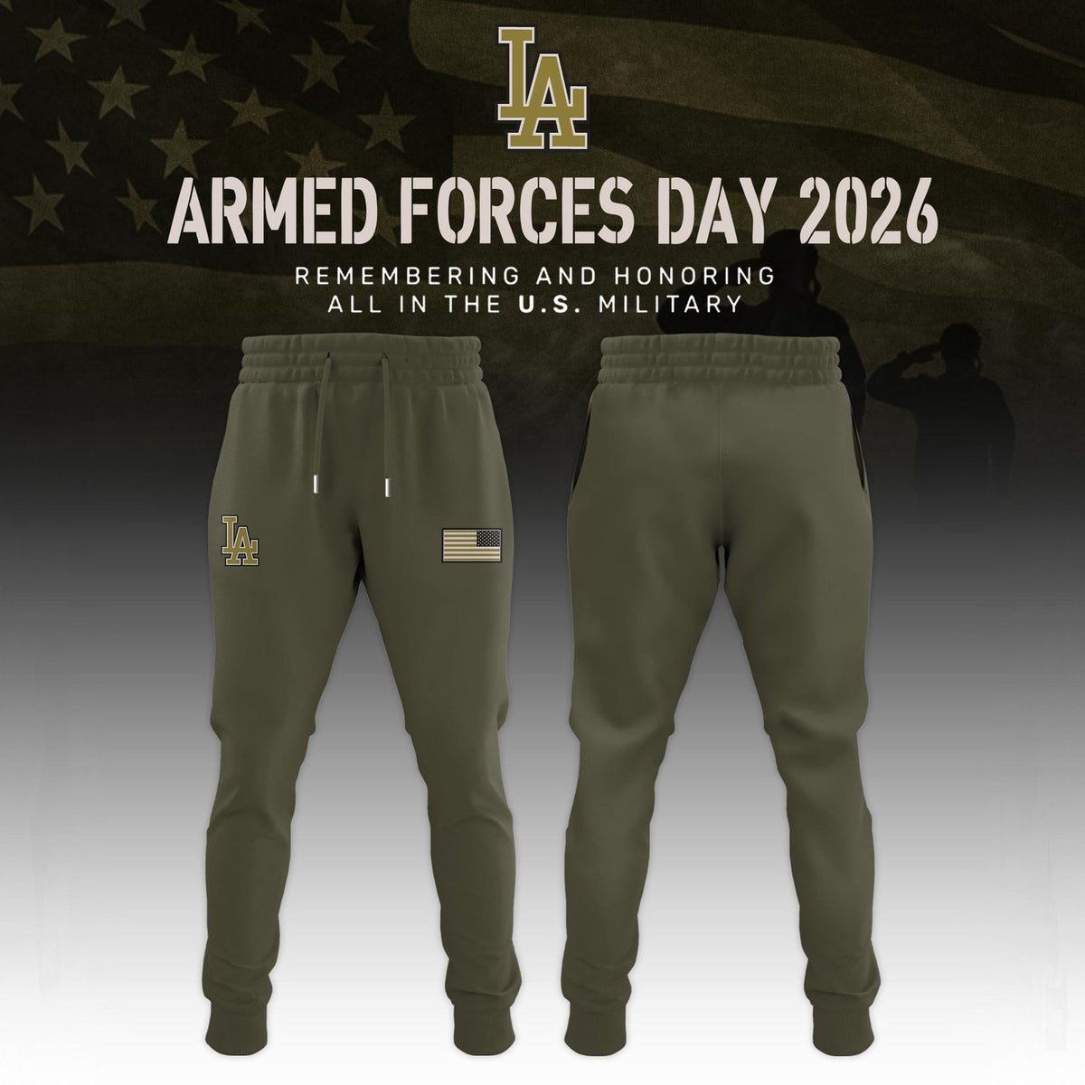 Los Angeles Dodgers 2026 Armed Forces Day Limited Edition T-shirt