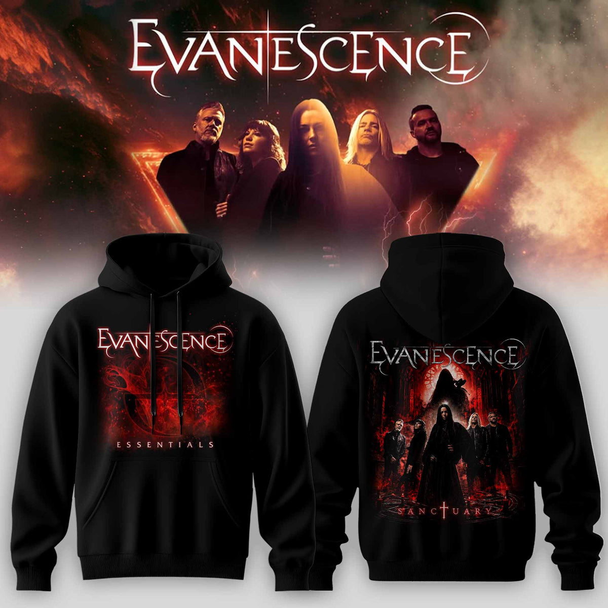 EVANESCENCE  TOUR COLLECTION 2026 HOODIE