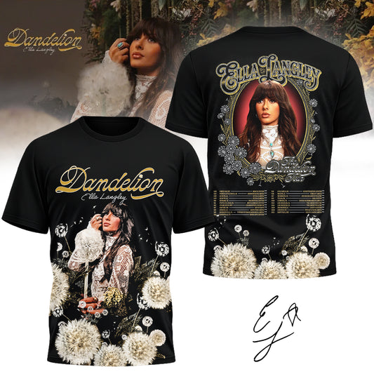 Limited Edition Ella Langley “The Dandelion Tour 2026” T-Shirts