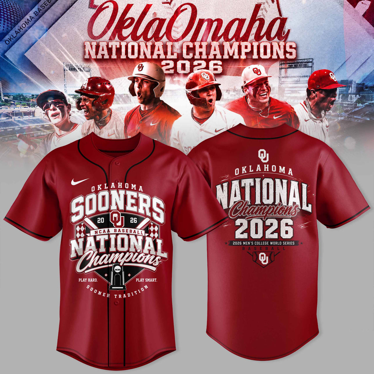 Oklahoma Sooners Baseball 2026 National Champions