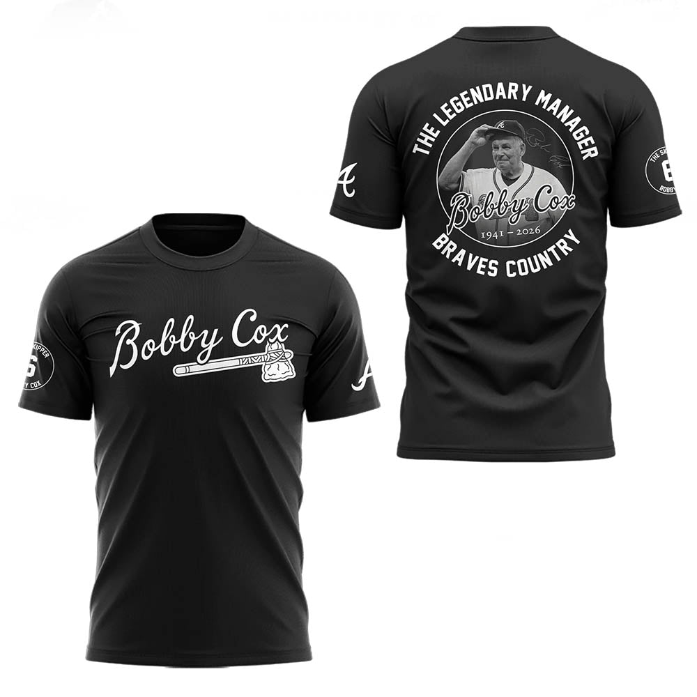 “Remembering Bobby Cox – The Legendary Manager”⚾🪓 Shirt