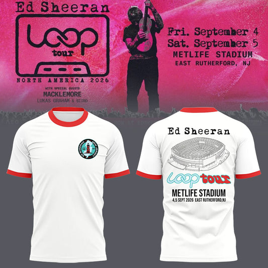 Ed “North American Loop Tour 2026″🎸➕✖️➗ Shirt