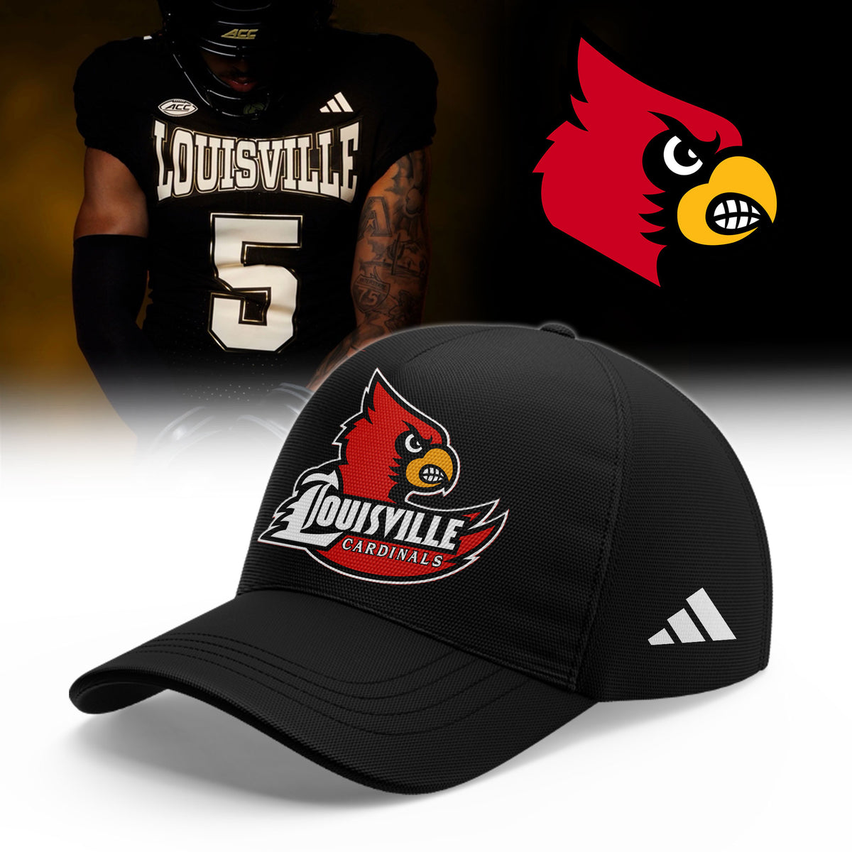..Louisville Cardinals Football 2026 For The Ville Football Jersey