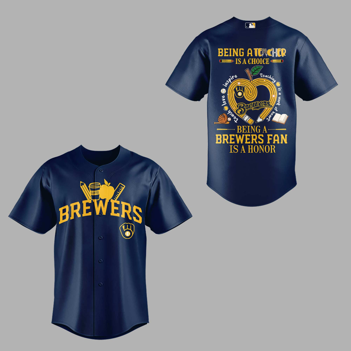 Limited Edition Brewers x Teacher Day Jersey