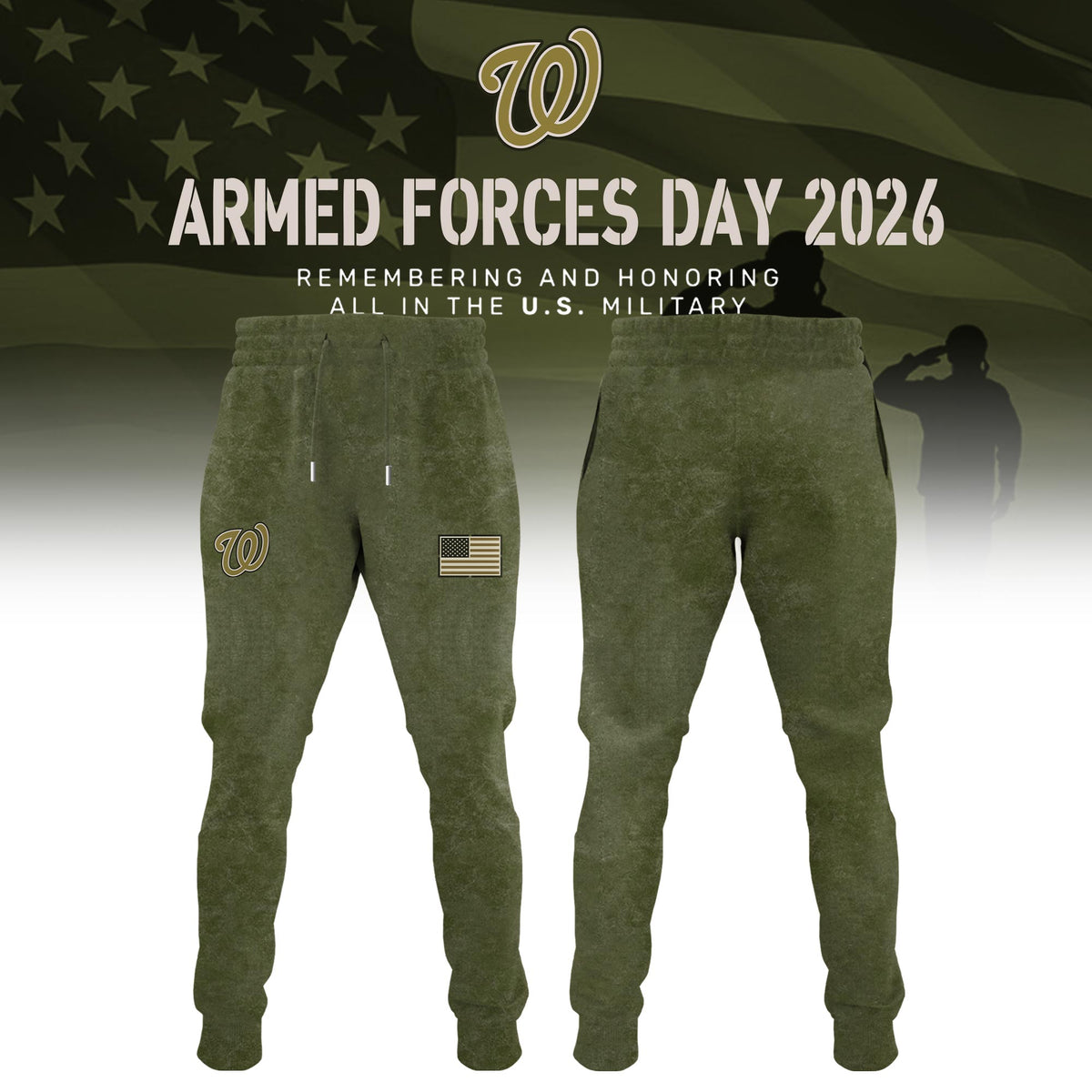 ALL TEAM Armed Forces Day Appreciation Night 2026 Edition Baseball Jersey