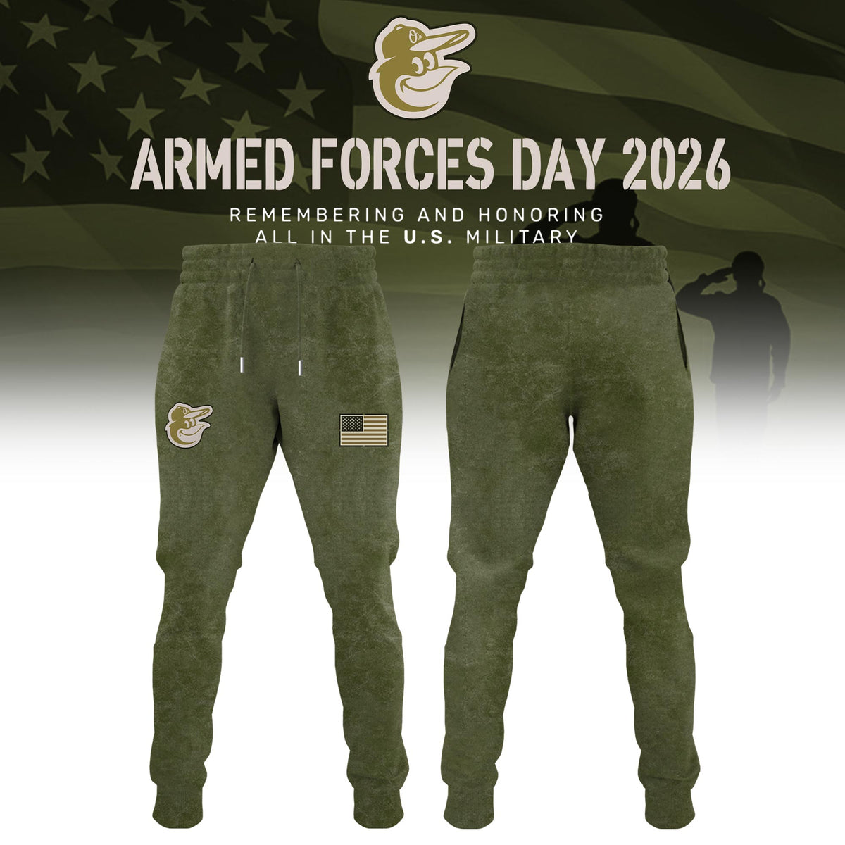 ALL TEAM Armed Forces Day Appreciation Night 2026 Edition Baseball Jersey