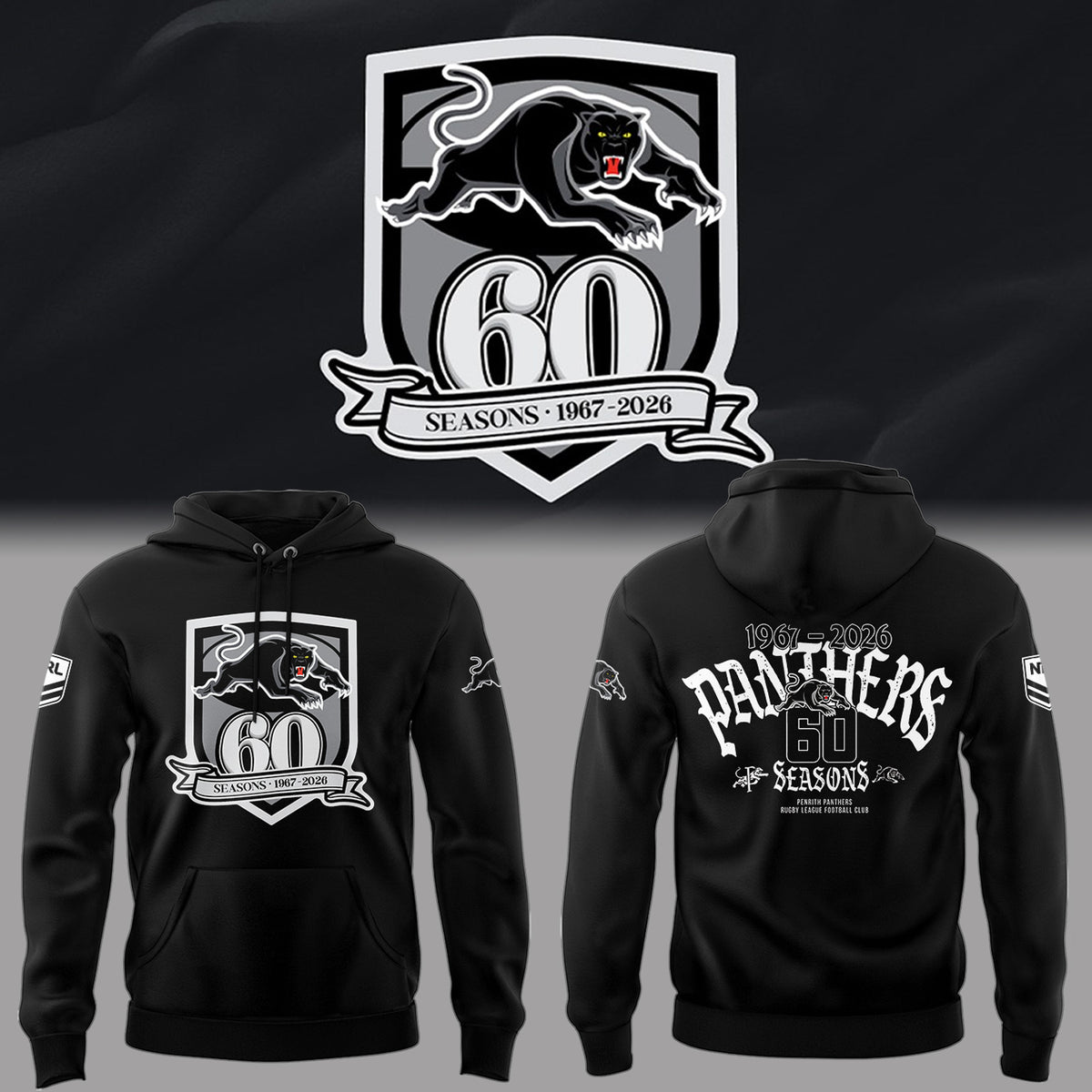 Limited Edition Panthers Celebrate 60 Years Hoodie
