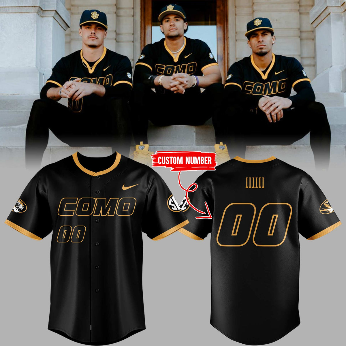 Tigers x Como 🐯⚾🌉 Custom Jersey
