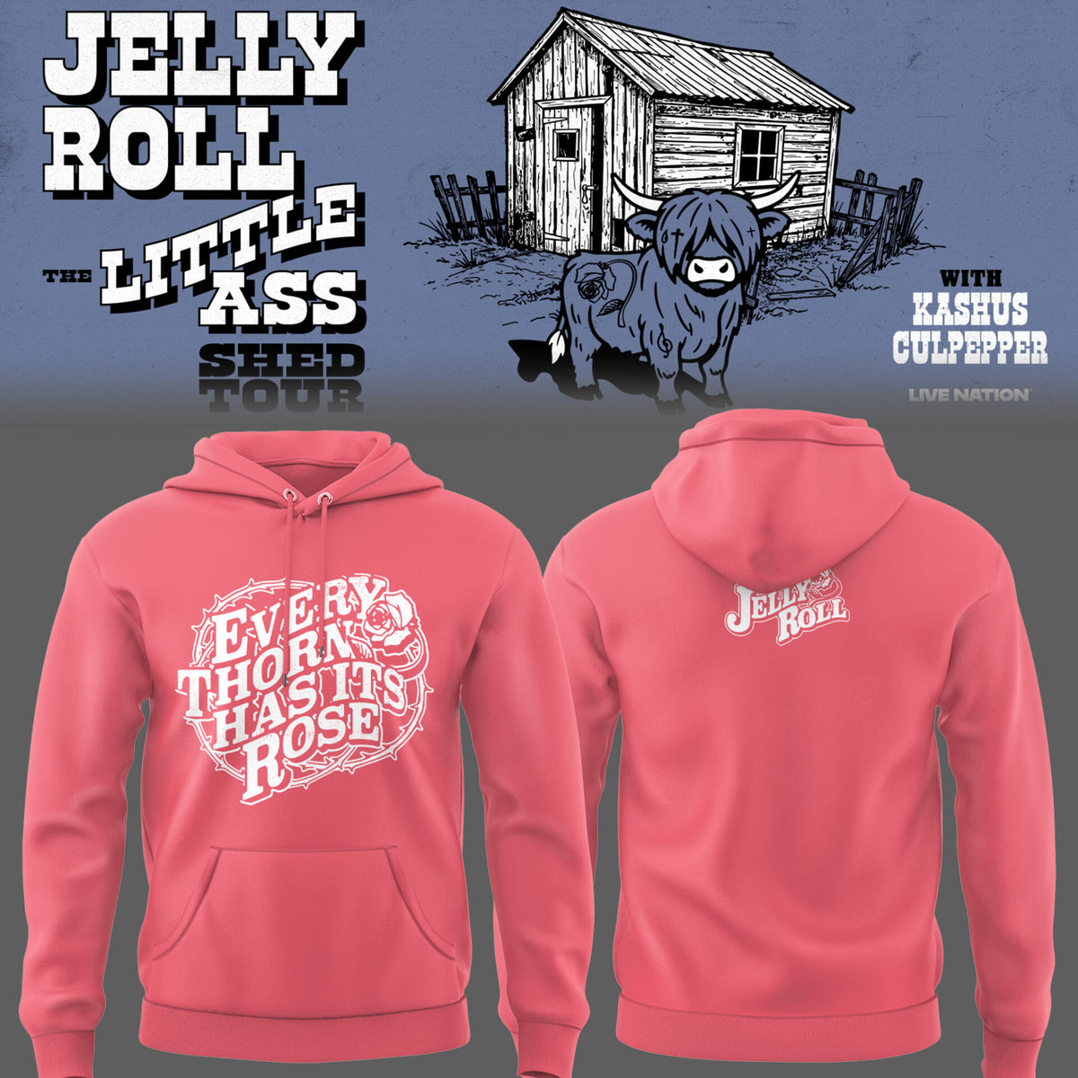 J.Roll “The Little Ass Shed Tour 2026” Hoodie